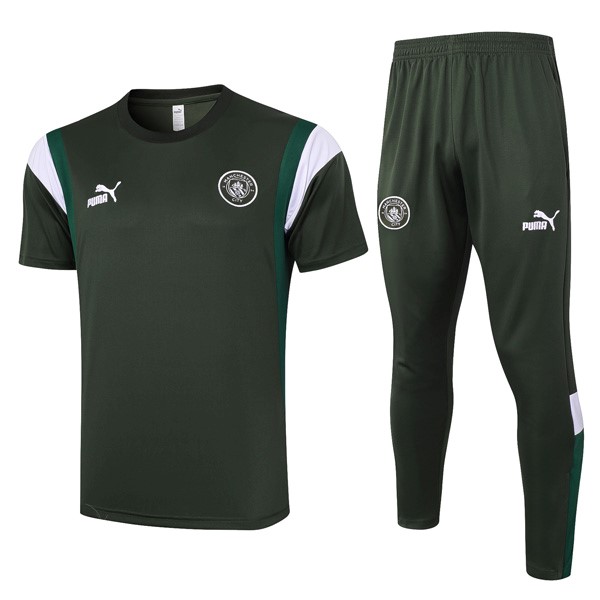 Tailandia Camiseta Manchester City Conjunto Completo 2024 Verde
